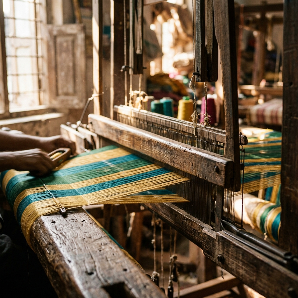 Traditional Surat Weaving loom